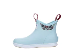 Xtratuf Womens 6 Salmon Sisters Ankle Deck Boot - Light Blue -Best Shoes Specialty Store US 01 303463 03