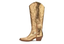 Coconuts Womens Agency Western Boot - Gold -Best Shoes Specialty Store US 01 303487 03
