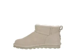 Bearpaw Womens Shorty Fur Boot - Taupe -Best Shoes Specialty Store US 01 303528 03