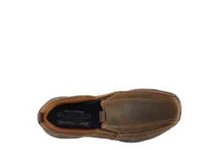 Skechers Mens Dockland Slip On Oxford - Brown -Best Shoes Specialty Store US 01 311272 05