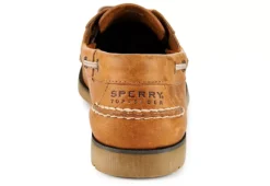 Sperry Mens Leeward Boat Shoe - Tan -Best Shoes Specialty Store US 01 315123 02