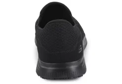 Skechers Mens Mcallen Slip Resistant Work Shoe - Black 9 Skechers Mens Mcallen Slip Resistant Work Shoe - Black -Best Shoes Specialty Store US 01 318033 02