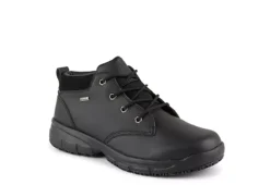 Fila Mens Mike Slip Resistant Work Shoe - Black