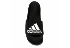Adidas Mens Adilette Logo Slide Sandal - Black -Best Shoes Specialty Store US 01 331145 05