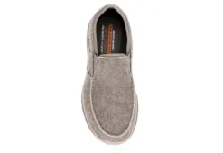 Skechers Mens Moseco Slip On Sneaker - Taupe -Best Shoes Specialty Store US 01 335293 05
