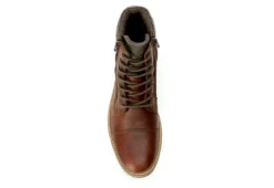 Franco Fortini Mens Dalton Lace-up Boot - Brown 12 Franco Fortini Mens Dalton Lace-up Boot - Brown -Best Shoes Specialty Store US 01 354116 05