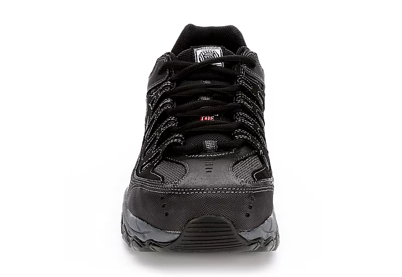 Skechers Mens 77055 Steel Toe Work Shoe - Black 3 Skechers Mens 77055 Steel Toe Work Shoe - Black - Image 3