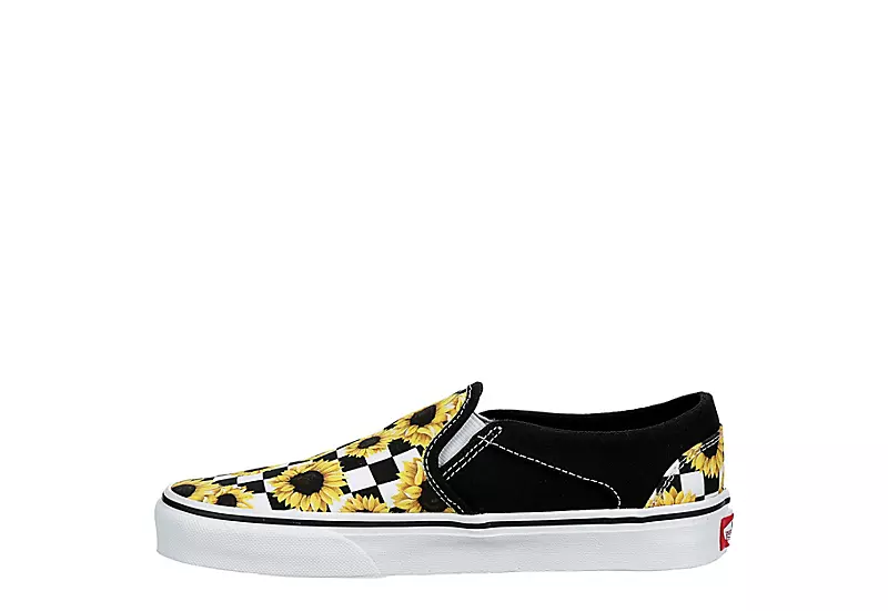 Vans Womens Asher Slip On Sneaker - Multicolor 4 Vans Womens Asher Slip On Sneaker - Multicolor - Image 4