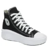Converse Womens Chuck Taylor All Star Move High Top Sneaker - Black