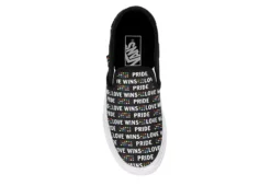 Vans Womens Asher Slip On Sneaker - Black 12 Vans Womens Asher Slip On Sneaker - Black -Best Shoes Specialty Store US 01 401192 05