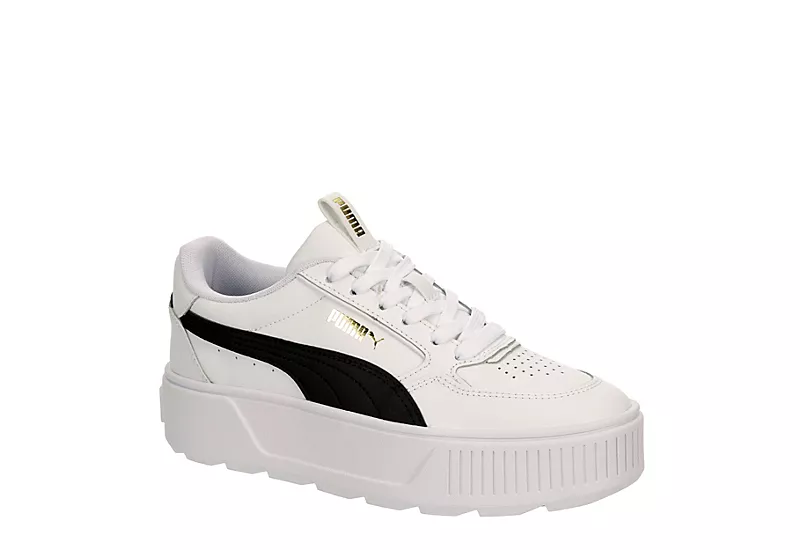 Puma Womens Karmen Rebelle Platform Sneaker - White 1 Puma Womens Karmen Rebelle Platform Sneaker - White