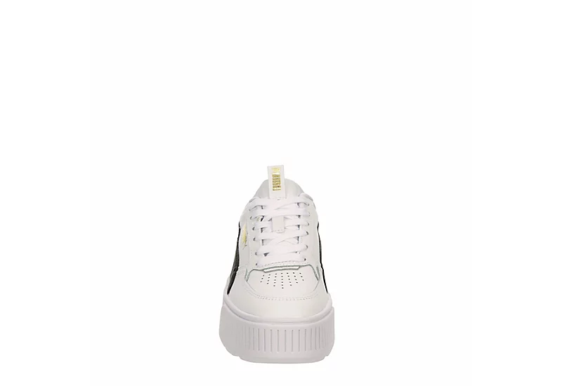 Puma Womens Karmen Rebelle Platform Sneaker - White 3 Puma Womens Karmen Rebelle Platform Sneaker - White - Image 3