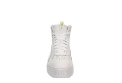 Puma Womens Karmen Rebelle Mid Sneaker - White 9 Puma Womens Karmen Rebelle Mid Sneaker - White -Best Shoes Specialty Store US 01 401295 02