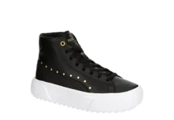 Puma Womens Kaia High Top Platform Sneaker - Black