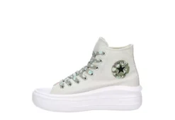 Converse Womens Chuck Taylor All Star Move High Top Sneaker - Bone -Best Shoes Specialty Store US 01 401340 03