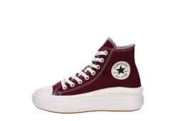 Converse Womens Chuck Taylor All Star Move High Top Sneaker - Burgundy -Best Shoes Specialty Store US 01 401341 03