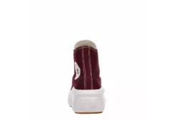 Converse Womens Chuck Taylor All Star Move High Top Sneaker - Burgundy -Best Shoes Specialty Store US 01 401341 04