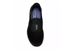 Skechers Womens Go Walk 6 Quick Fit Slip-ins Walking Shoe - Black -Best Shoes Specialty Store US 01 401389 05