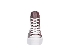 Converse Womens Chuck Taylor All Star High Top Platform Sneaker - Burgundy -Best Shoes Specialty Store US 01 401475 02