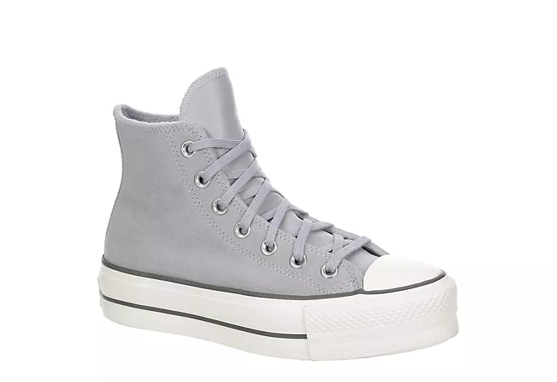 Converse Womens Chuck Taylor All Star High Top Platform Sneaker - Pale Grey 1 Converse Womens Chuck Taylor All Star High Top Platform Sneaker - Pale Grey