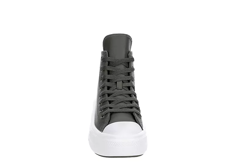 Converse Womens Chuck Taylor All Star Move High Top Sneaker - Dark Grey 3 Converse Womens Chuck Taylor All Star Move High Top Sneaker - Dark Grey - Image 3