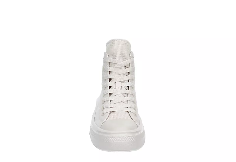 Converse Womens Chuck Taylor All Star Move High Top Sneaker - Pale Grey 3 Converse Womens Chuck Taylor All Star Move High Top Sneaker - Pale Grey - Image 3
