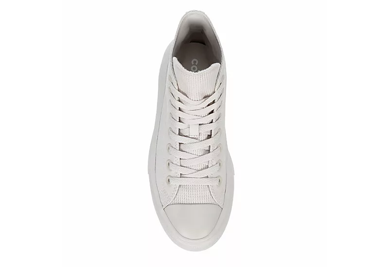 Converse Womens Chuck Taylor All Star Move High Top Sneaker - Pale Grey 6 Converse Womens Chuck Taylor All Star Move High Top Sneaker - Pale Grey - Image 6
