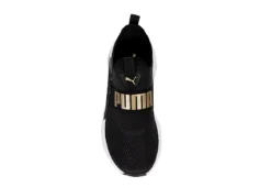 Puma Womens Softride Enzo Evo Slip-on Sneaker - Black 12 Puma Womens Softride Enzo Evo Slip-on Sneaker - Black -Best Shoes Specialty Store US 01 401663 05