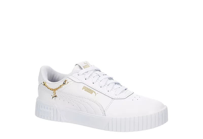 Puma Womens Carina 2.0 Charm Sneaker - White 1 Puma Womens Carina 2.0 Charm Sneaker - White