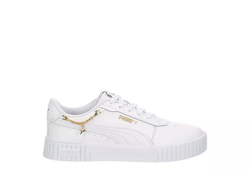 Puma Womens Carina 2.0 Charm Sneaker - White 2 Puma Womens Carina 2.0 Charm Sneaker - White - Image 2