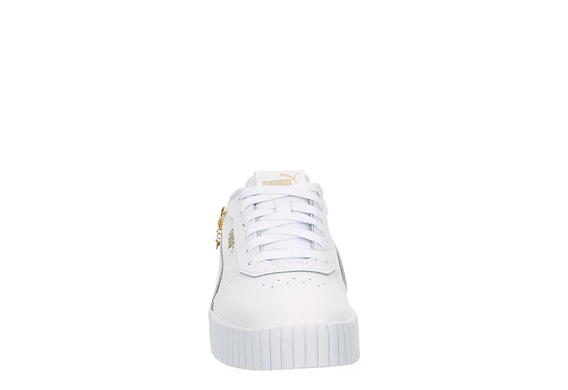 Puma Womens Carina 2.0 Charm Sneaker - White 3 Puma Womens Carina 2.0 Charm Sneaker - White - Image 3