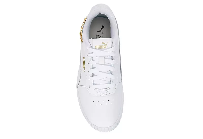 Puma Womens Carina 2.0 Charm Sneaker - White 6 Puma Womens Carina 2.0 Charm Sneaker - White - Image 6
