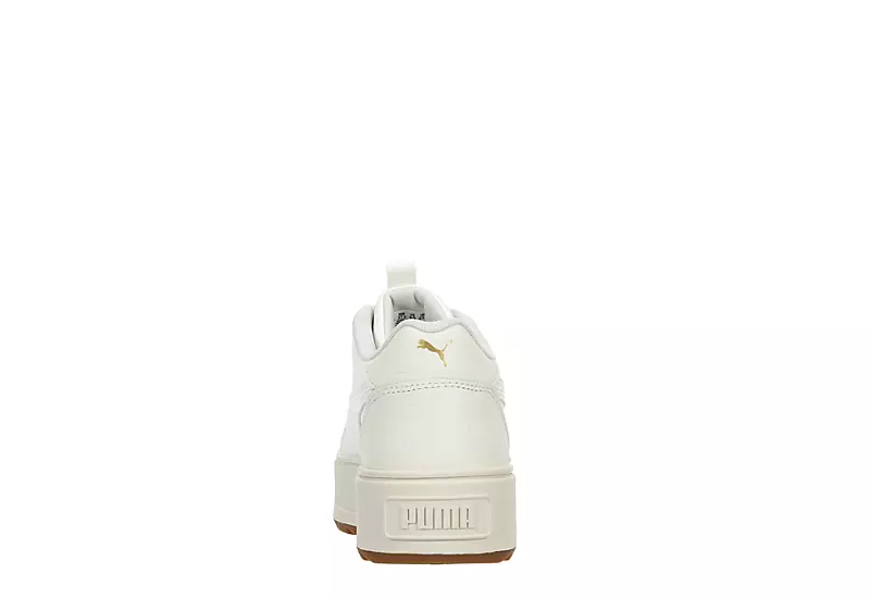 Puma Womens Karmen Rebelle Platform Sneaker - Off White 5 Puma Womens Karmen Rebelle Platform Sneaker - Off White - Image 5