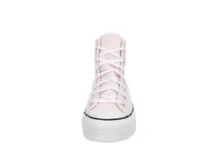 Converse Womens Chuck Taylor All Star High Top Platform Sneaker - Pale Pink -Best Shoes Specialty Store US 01 401713 02