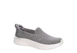 Skechers Womens Go Walk Flex Slip On Running Shoe - Grey