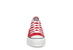 Converse Womens Chuck Taylor All Star Low Top Lift Sneaker - Red -Best Shoes Specialty Store US 01 401831 02