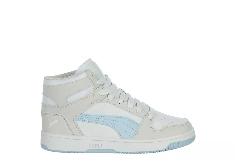 Puma Womens Rebound Lay Up Sneaker - White 2 Puma Womens Rebound Lay Up Sneaker - White - Image 2