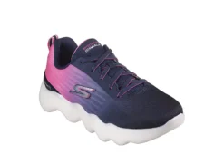 Skechers Womens Go Walk Massage Fit Running Shoe - Navy
