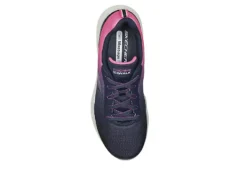 Skechers Womens Go Walk Massage Fit Running Shoe - Navy -Best Shoes Specialty Store US 01 401929 03