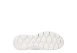 Skechers Womens Go Walk Flex Bungee Slip-ins Running Shoe - Off White -Best Shoes Specialty Store US 01 401931 06