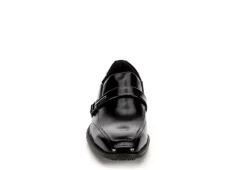 Stacy Adams Mens Abram Moc Toe Bit Slip On Oxford - Black -Best Shoes Specialty Store US 01 420070 02