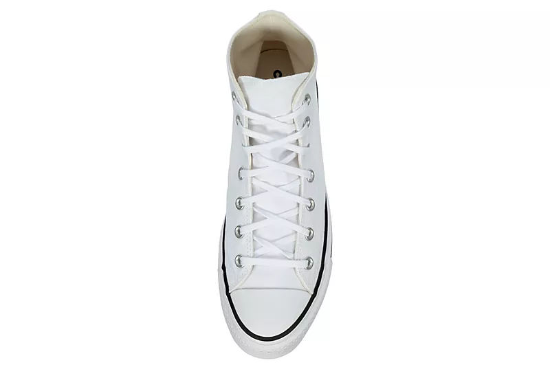 Converse Womens Chuck Taylor All Star High Top Platform Sneaker - White 6 Converse Womens Chuck Taylor All Star High Top Platform Sneaker - White - Image 6