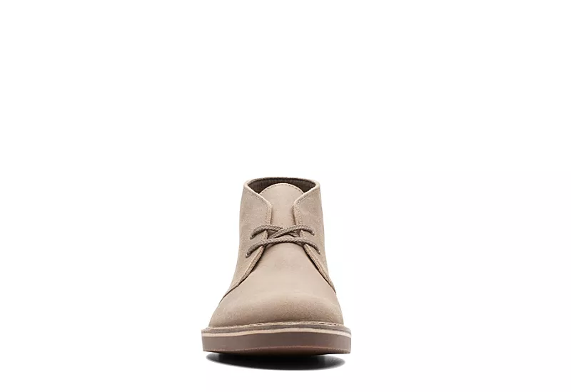 Clarks Mens Bushacre 2 Chukka Boot - Taupe 3 Clarks Mens Bushacre 2 Chukka Boot - Taupe - Image 3