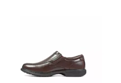 Nunn Bush Mens Bleeker Street Bike Toe Slip On Oxford - Brown -Best Shoes Specialty Store US 01 500488 03