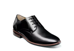 Nunn Bush Mens Fifth Ward Flex Plain Toe Oxford - Black