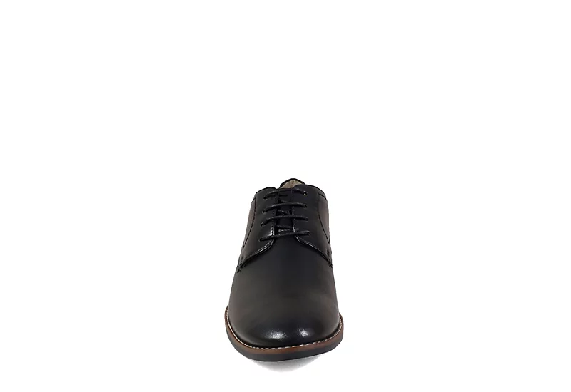 Nunn Bush Mens Fifth Ward Flex Plain Toe Oxford - Black 3 Nunn Bush Mens Fifth Ward Flex Plain Toe Oxford - Black - Image 3