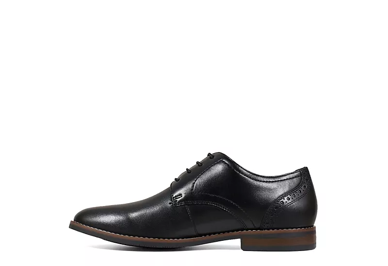Nunn Bush Mens Fifth Ward Flex Plain Toe Oxford - Black 4 Nunn Bush Mens Fifth Ward Flex Plain Toe Oxford - Black - Image 4