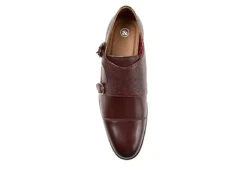 Thomas & Vine Mens Calvin Monk Strap Oxford - Brown -Best Shoes Specialty Store US 01 500744 05