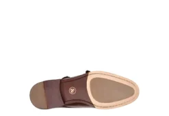 Thomas & Vine Mens Calvin Monk Strap Oxford - Brown -Best Shoes Specialty Store US 01 500744 06