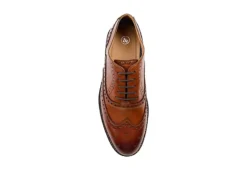 Thomas & Vine Mens Franklin Wingtip Oxford - Cognac -Best Shoes Specialty Store US 01 500761 05